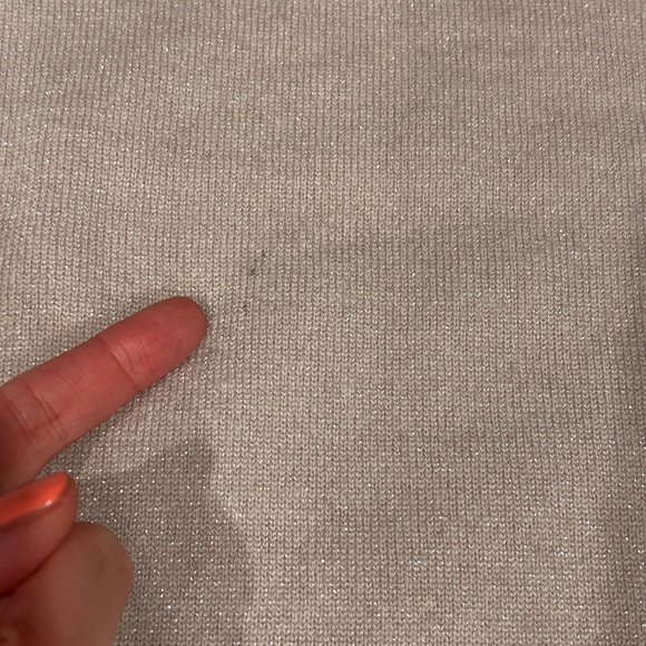 Pure Collection Sweater Cashmere Blend Size 12 Pink Shimmer Winter READ DESC - Picture 3 of 9